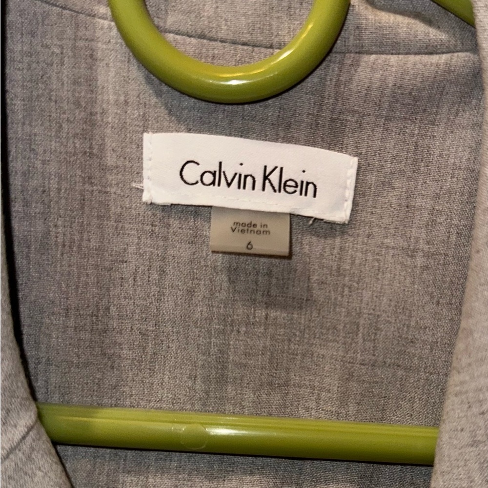 Calvin Klein Gray Sleeveless Midi Dress - Picture 3 of 3